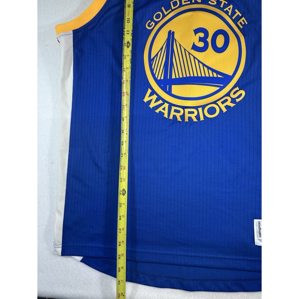 Adidas Stephen Curry Golden State Warriors NBA Swingman Jersey Blue Size L - Picture 7 of 13